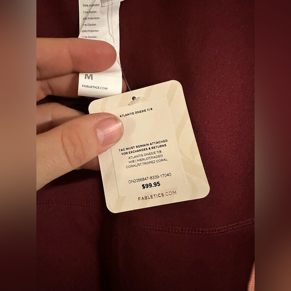 Fabletics Atlantis Onesie size 7/8 - Picture 2 of 3